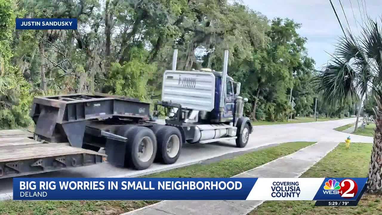 DeLand-area neighbors raise concerns about truck traffic on Marsh Road — WESH 2 Orlando, Irving Real Estate news