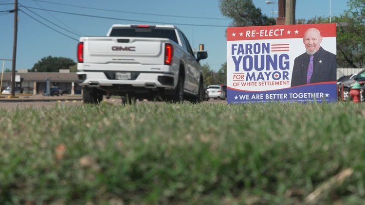 'Why would you do this?': White Settlement mayor reacts after councilman's wife cited for stealing campaign sign — WFAA (Dallas-Fort Worth), Irving Government news