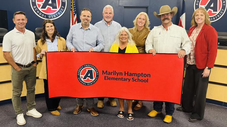 Aubrey ISD names new elementary school after beloved retired janitor — WFAA (Dallas-Fort Worth), Irving Schools news