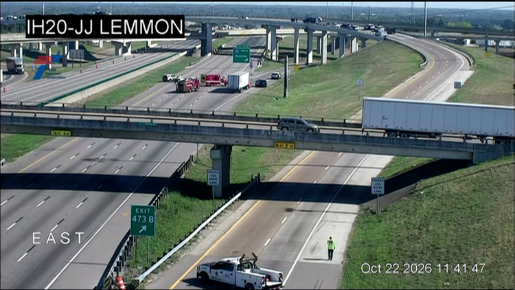 2 North Texas interstates completely shut down in all directions, TxDOT shows — WFAA (Dallas-Fort Worth)